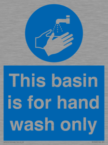Basin for hand wash only